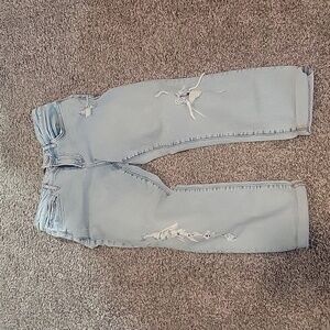 Express boyfriend ankle jeans